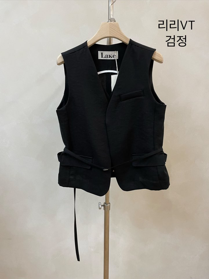 KONI/LAKE-A韓國東大門代購女士新品熱賣推薦26春夏馬甲KONI/Lake Side馬甲圖色2黑色