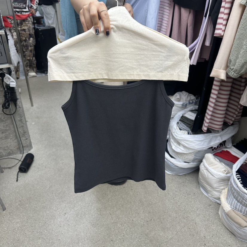 AMOEBA韓國東大門代購女裝新款時尚推薦人氣休閑吊帶背心AMOEBA吊帶/背心