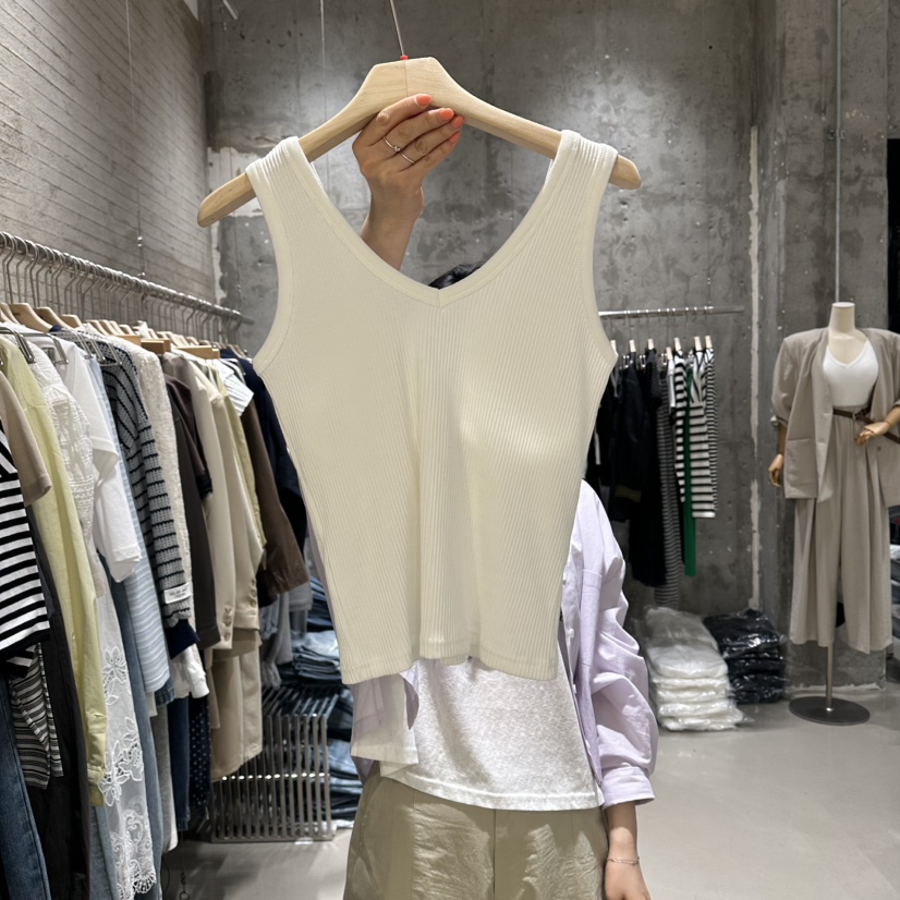 JUNI韓國東大門代購女士新款休閑人氣推薦熱賣職業吊帶背心my juni吊帶/背心