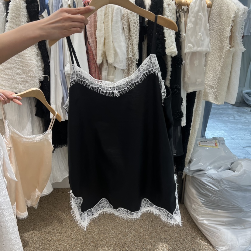 A韓國直郵女裝新款推薦26春夏職業人氣休閑吊帶背心吊帶裙A STORE吊帶/背心圖色3