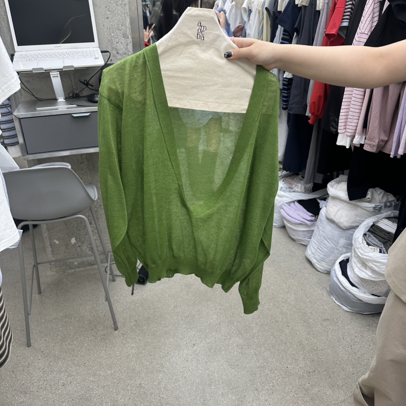 AMOEBA韓國東大門直郵女士新款熱賣26春夏休閑人氣針織衫AMOEBA針織衫圖色3