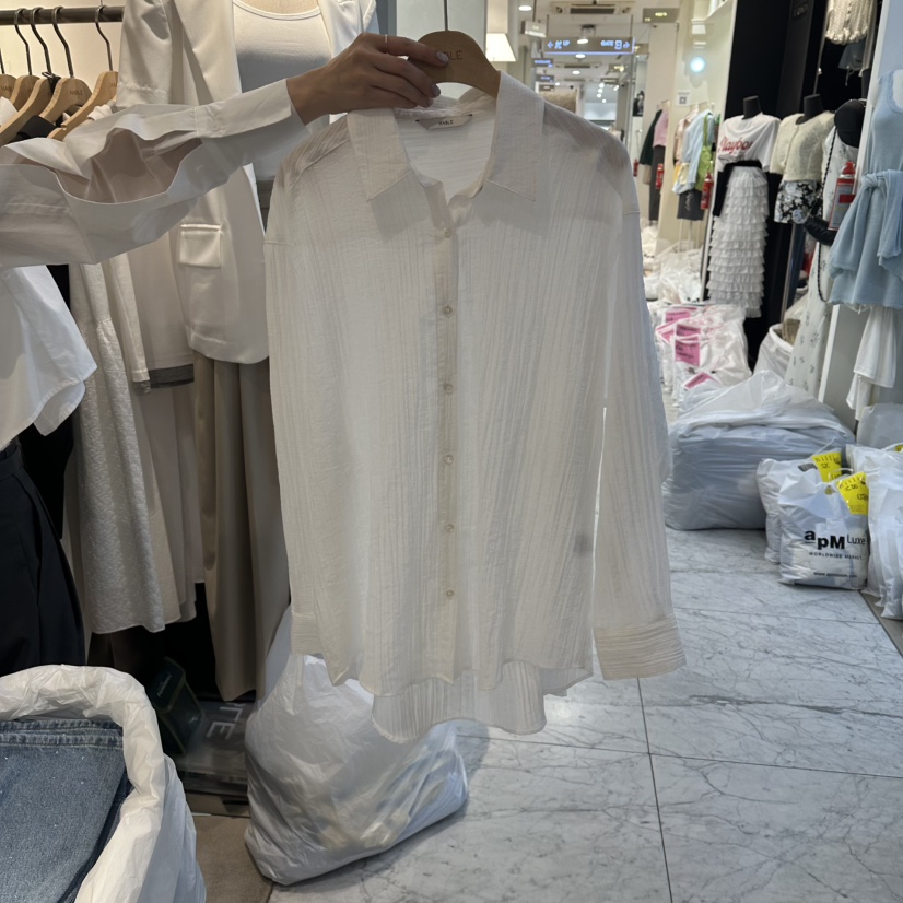 HABLE韓國東大門代購女士新款職業休閑時尚人氣襯衫蕾絲衫HABLE襯衫/蕾絲衫圖色1