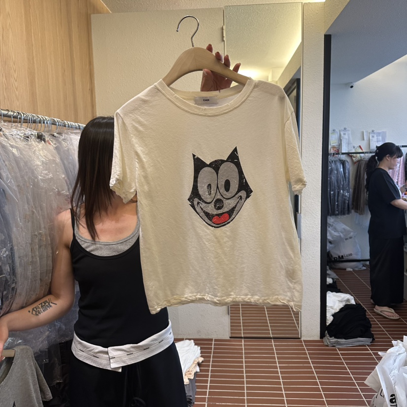 CHOI-L韓國直郵女裝新品職業休閑熱賣26春夏推薦時尚T恤CHOIT恤圖色1