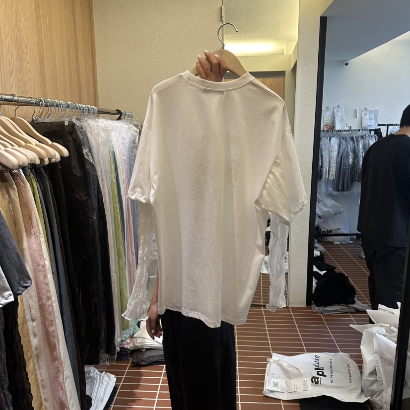 CHOI-L韓國直郵實拍女裝新品推薦休閑職業26春夏長袖T恤CHOI長袖T恤