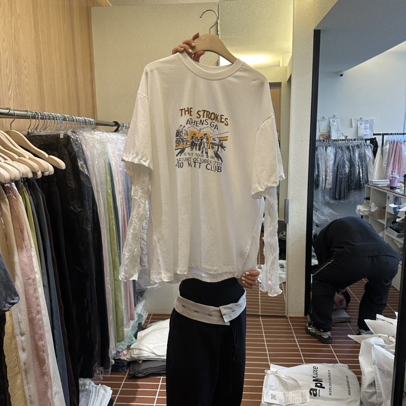 CHOI-L韓國直郵實拍女裝新品推薦休閑職業26春夏長袖T恤CHOI長袖T恤圖色1