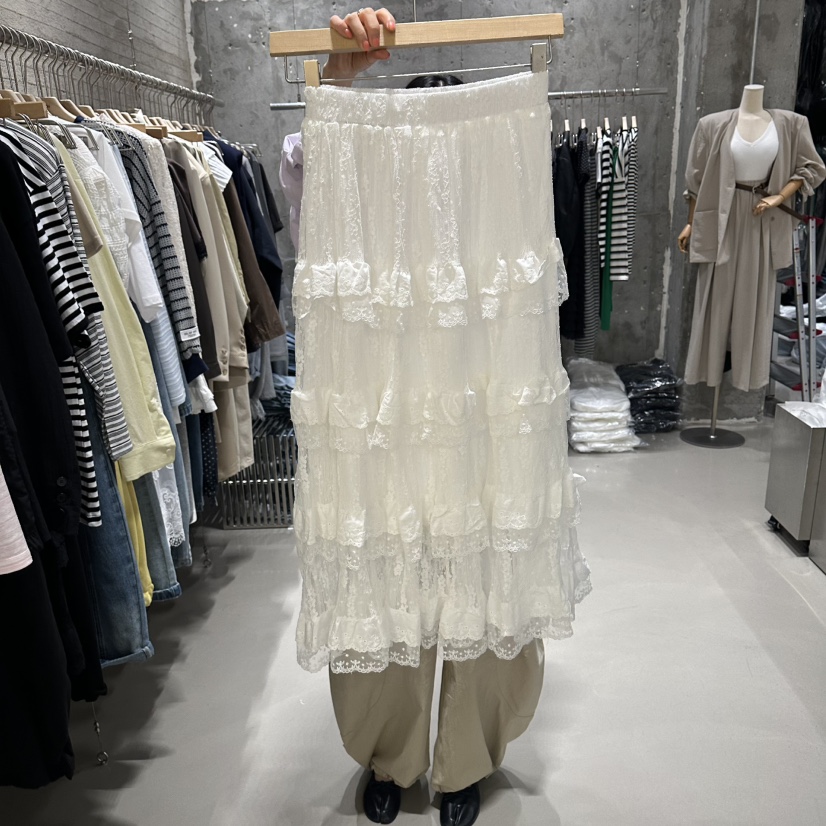 JUNI韓國東大門直郵女士新品職業熱賣人氣26春夏時尚長裙my juni長裙圖色1