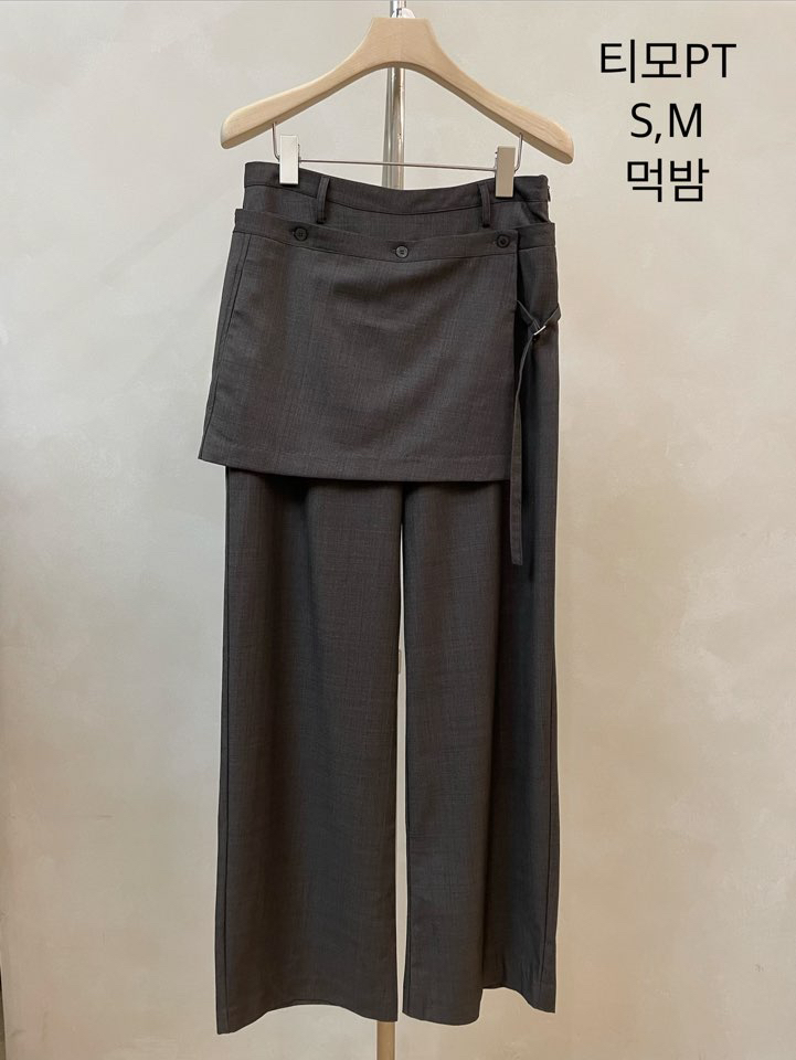 KONI/LAKE-A韓國東大門直郵女裝新品休閑職業時尚推薦裙褲KONI/Lake Side裙褲圖色2棕墨色