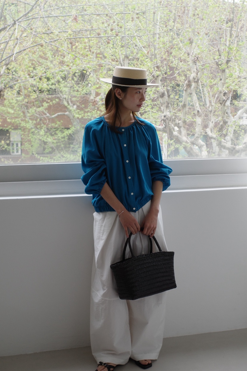 KERRY韓國東大門直郵女裝新款職業推薦26春夏襯衫蕾絲衫亞麻布KERRY襯衫/蕾絲衫