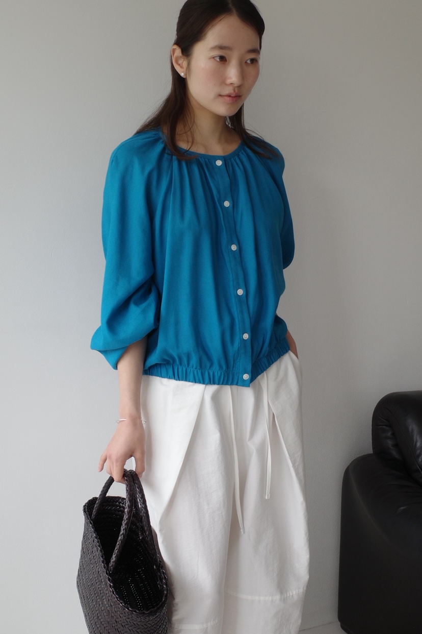 KERRY韓國東大門直郵女裝新款職業推薦26春夏襯衫蕾絲衫亞麻布KERRY襯衫/蕾絲衫