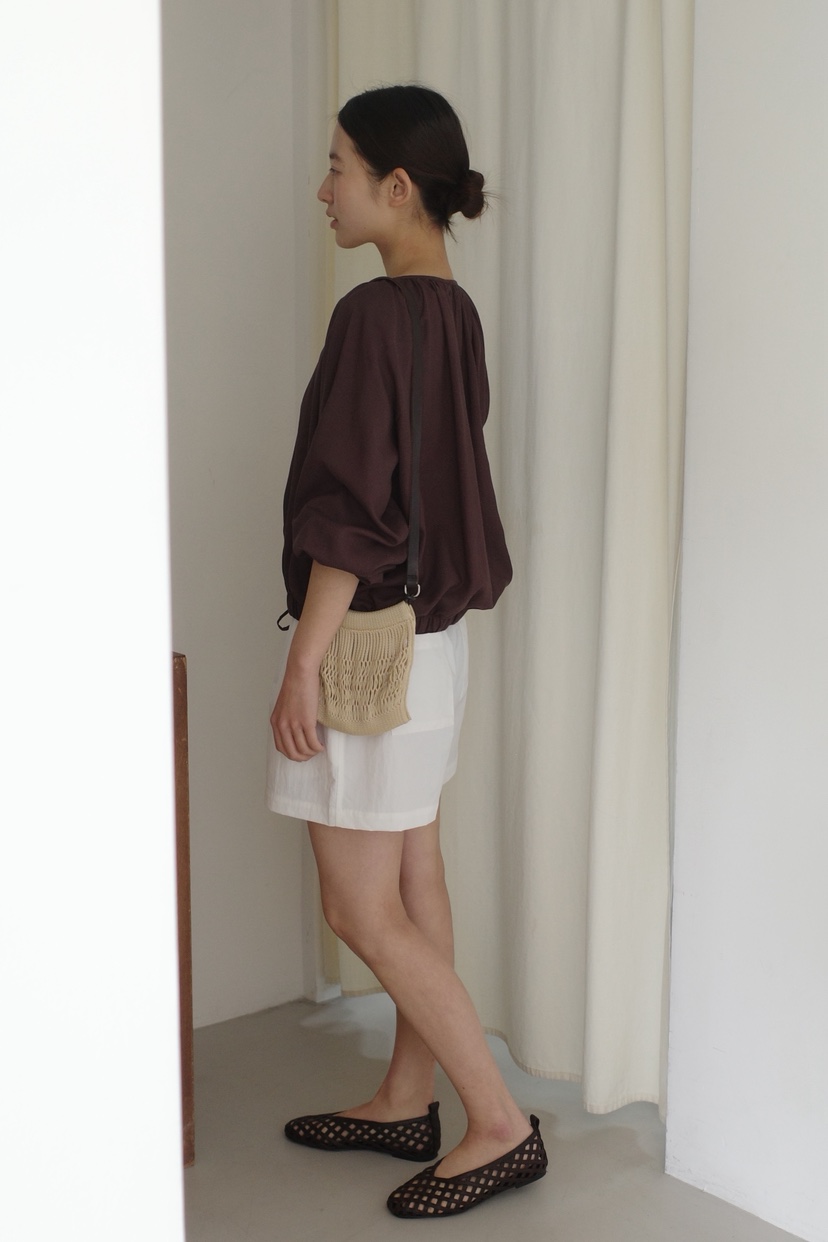 KERRY韓國東大門直郵女裝新款職業推薦26春夏襯衫蕾絲衫亞麻布KERRY襯衫/蕾絲衫