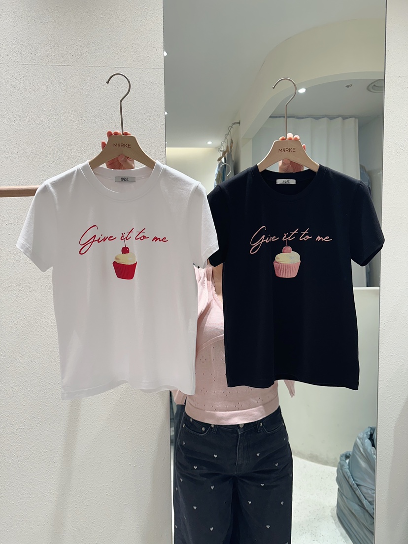 MARKE-P韓國直郵女裝新款人氣26春夏職業推薦休閑時尚T恤MARKE-PT恤