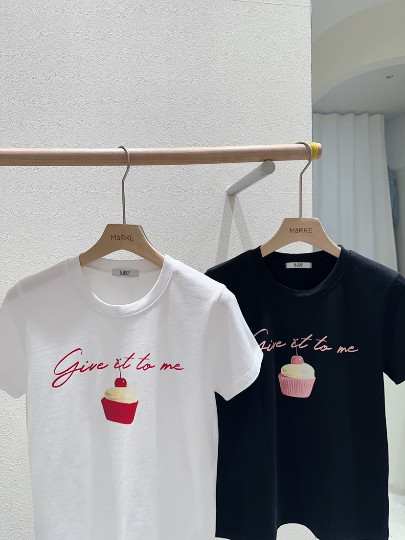 MARKE-P韓國直郵女裝新款人氣26春夏職業推薦休閑時尚T恤MARKE-PT恤