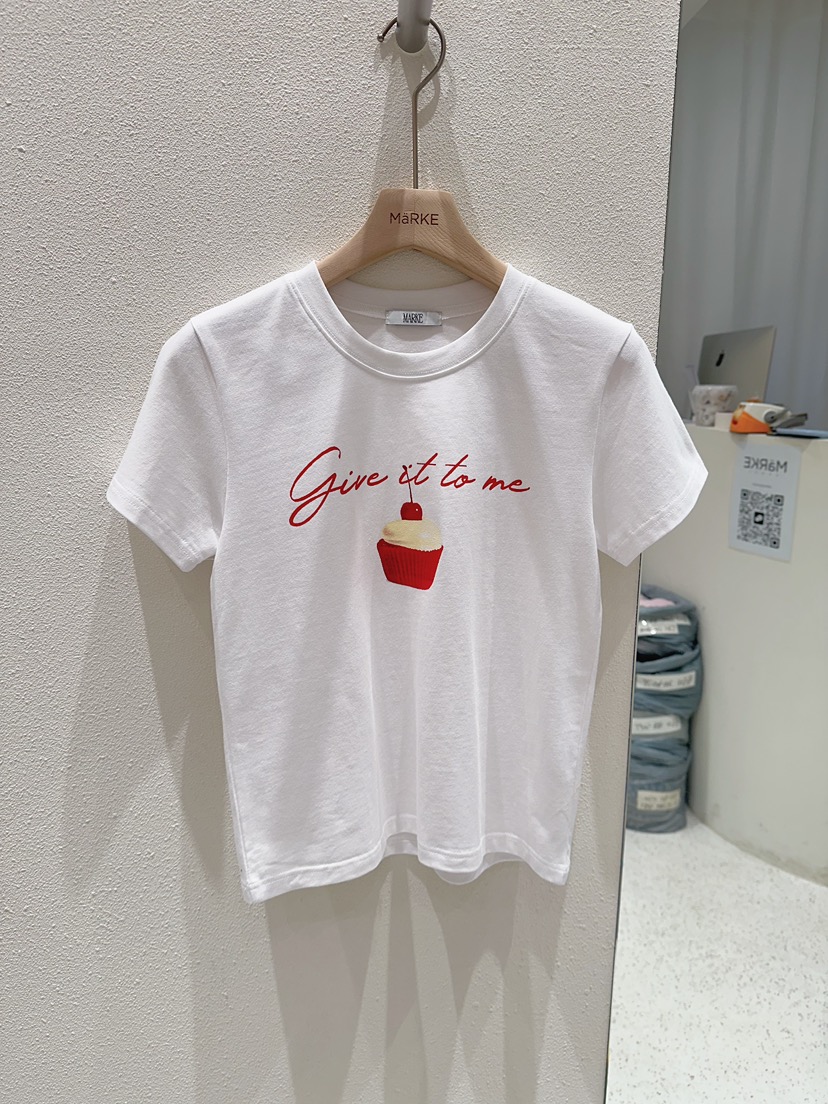 MARKE-P韓國直郵女裝新款人氣26春夏職業推薦休閑時尚T恤MARKE-PT恤圖色1