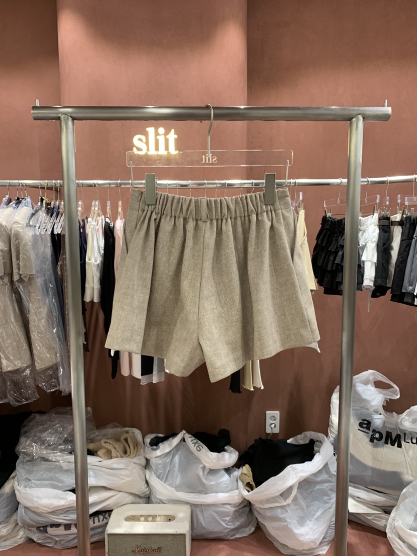 SLIT韓國直郵女士新款熱賣26春夏人氣休閑時尚推薦職業短褲SLIT短褲