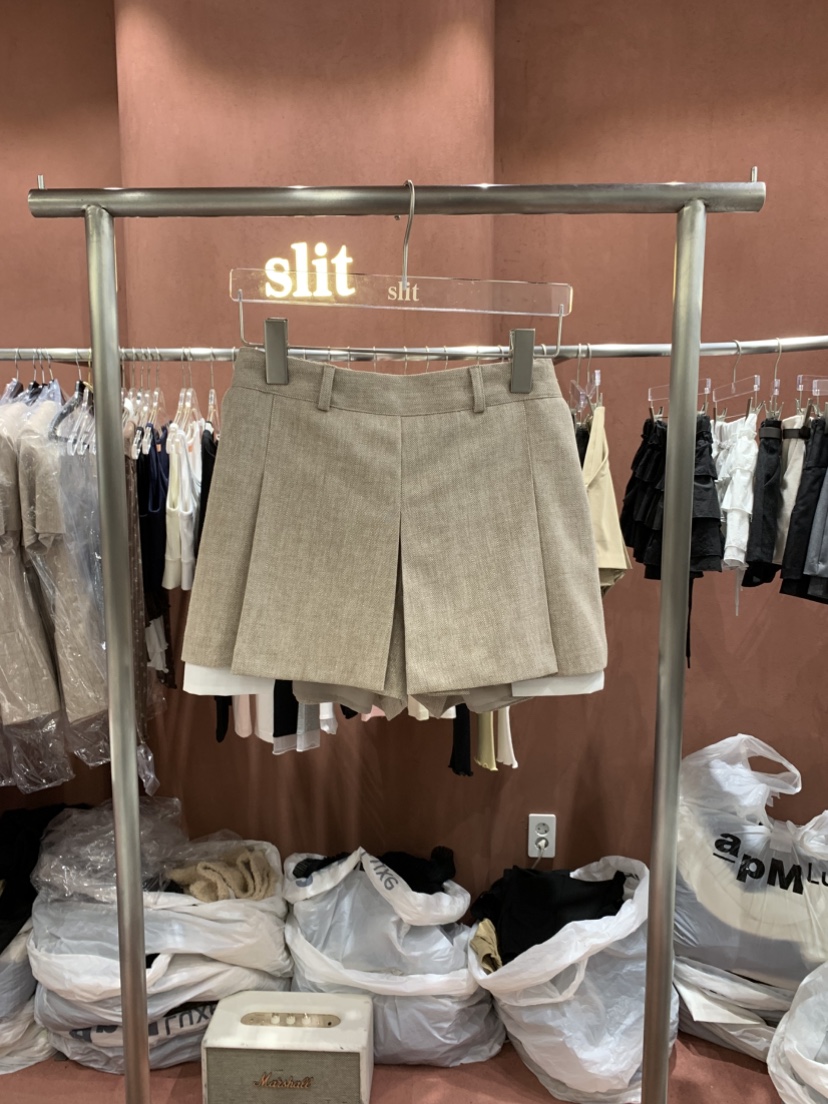 SLIT韓國直郵女士新款熱賣26春夏人氣休閑時尚推薦職業短褲SLIT短褲圖色1