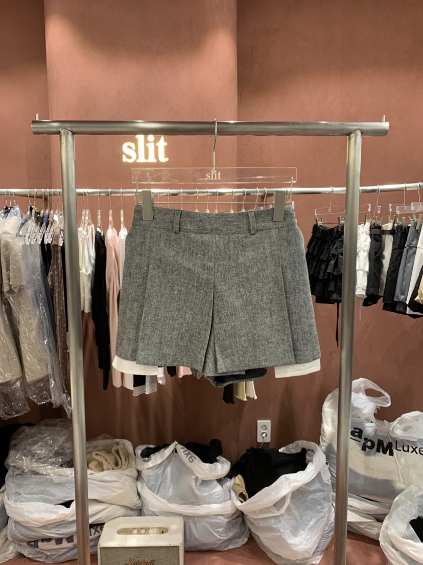 SLIT韓國直郵女士新款熱賣26春夏人氣休閑時尚推薦職業短褲SLIT短褲圖色2