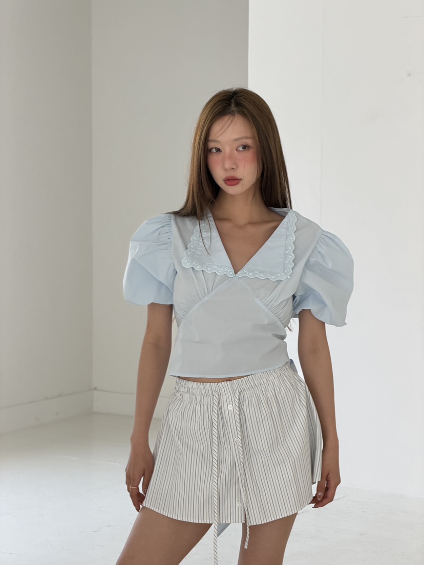 MARKE-P韓國代購女士新品休閑26春夏熱賣推薦襯衫蕾絲衫MARKE-P襯衫/蕾絲衫