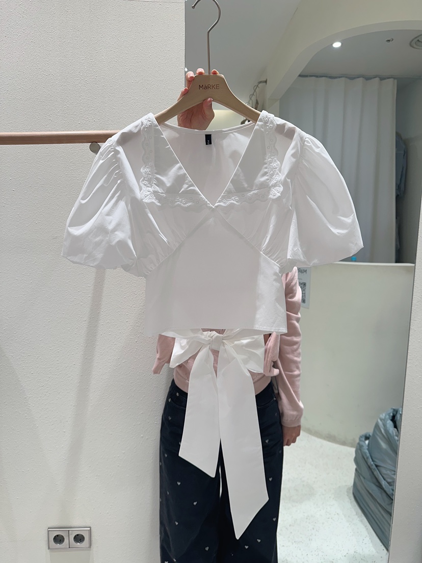 MARKE-P韓國代購女士新品休閑26春夏熱賣推薦襯衫蕾絲衫MARKE-P襯衫/蕾絲衫圖色2
