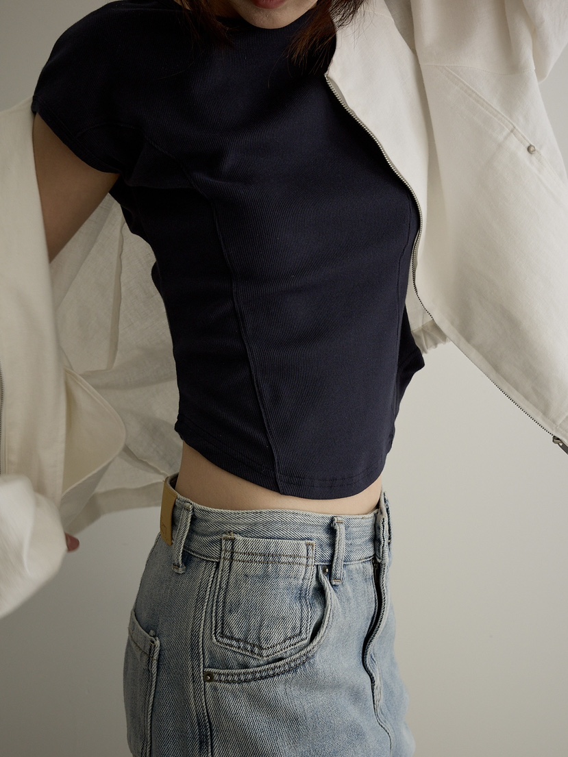 KERRY韓國直郵女士新品推薦職業休閑26春夏人氣熱賣T恤羅紋KERRYT恤