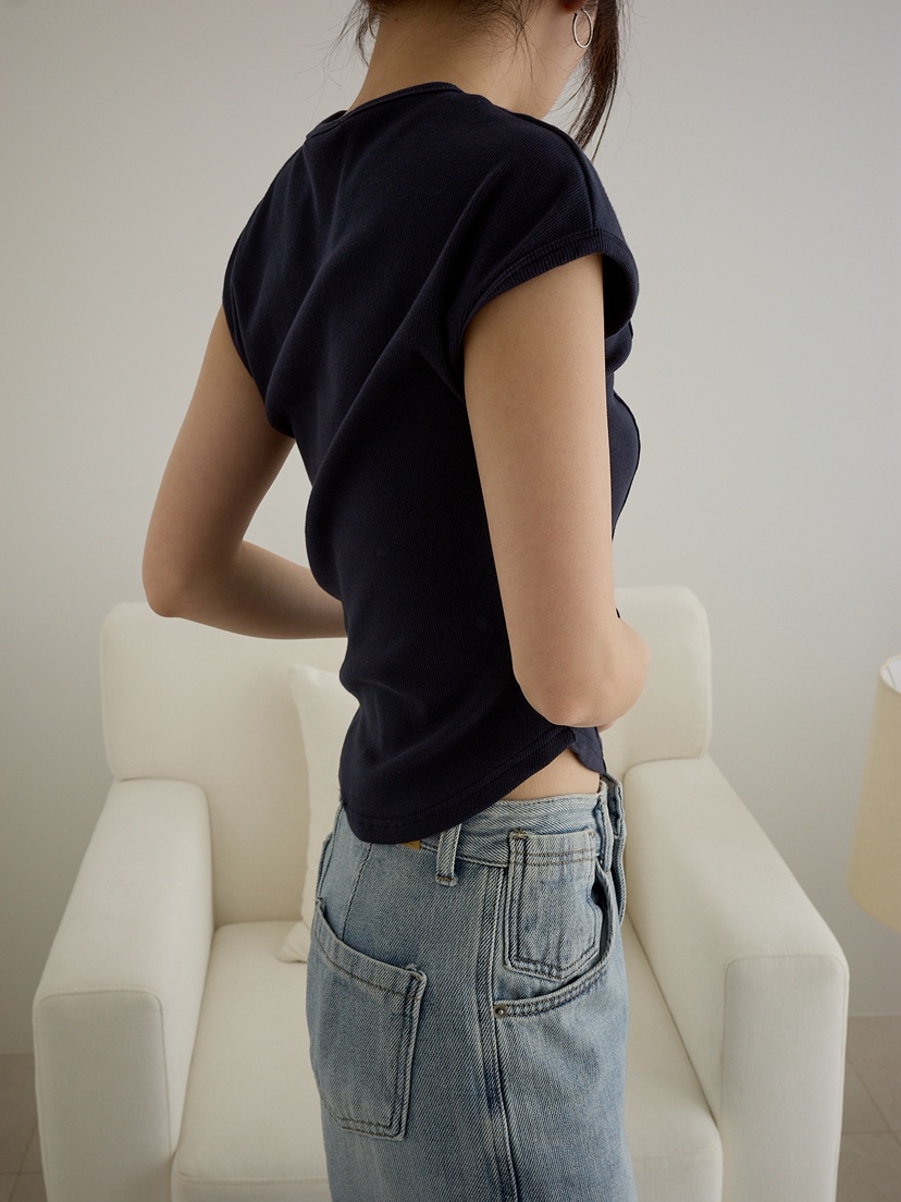 KERRY韓國直郵女士新品推薦職業休閑26春夏人氣熱賣T恤羅紋KERRYT恤