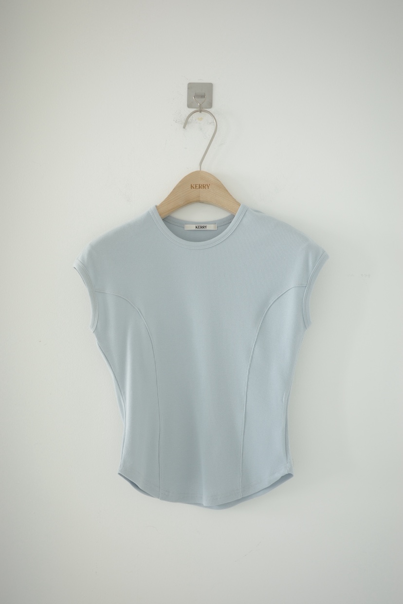 KERRY韓國直郵女士新品推薦職業休閑26春夏人氣熱賣T恤羅紋KERRYT恤圖色2