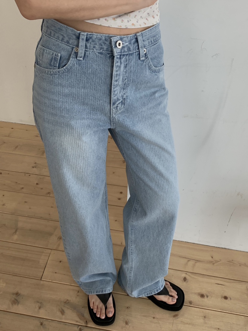 EOMPIT韓國代購女士新品時尚26春夏人氣熱賣推薦休閑牛仔褲EOMPIT牛仔褲