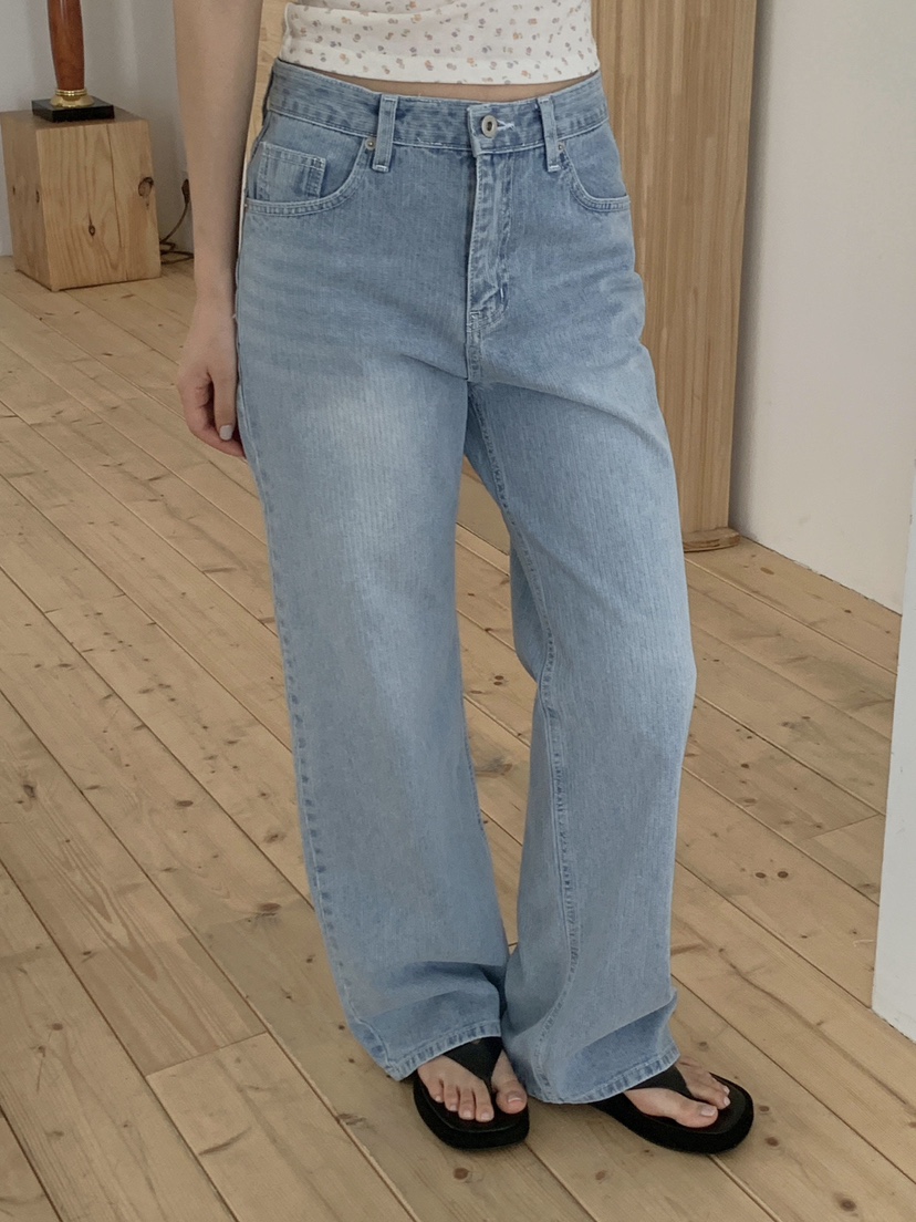 EOMPIT韓國代購女士新品時尚26春夏人氣熱賣推薦休閑牛仔褲EOMPIT牛仔褲