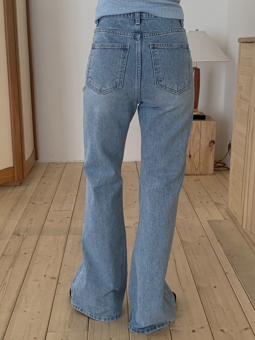 EOMPIT韓國東大門直郵女士新款熱賣職業人氣時尚休閑牛仔褲EOMPIT牛仔褲