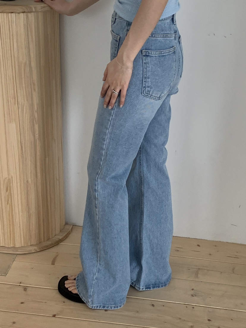 EOMPIT韓國東大門直郵女士新款熱賣職業人氣時尚休閑牛仔褲EOMPIT牛仔褲