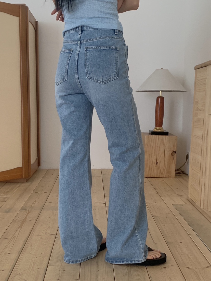 EOMPIT韓國東大門直郵女士新款熱賣職業人氣時尚休閑牛仔褲EOMPIT牛仔褲