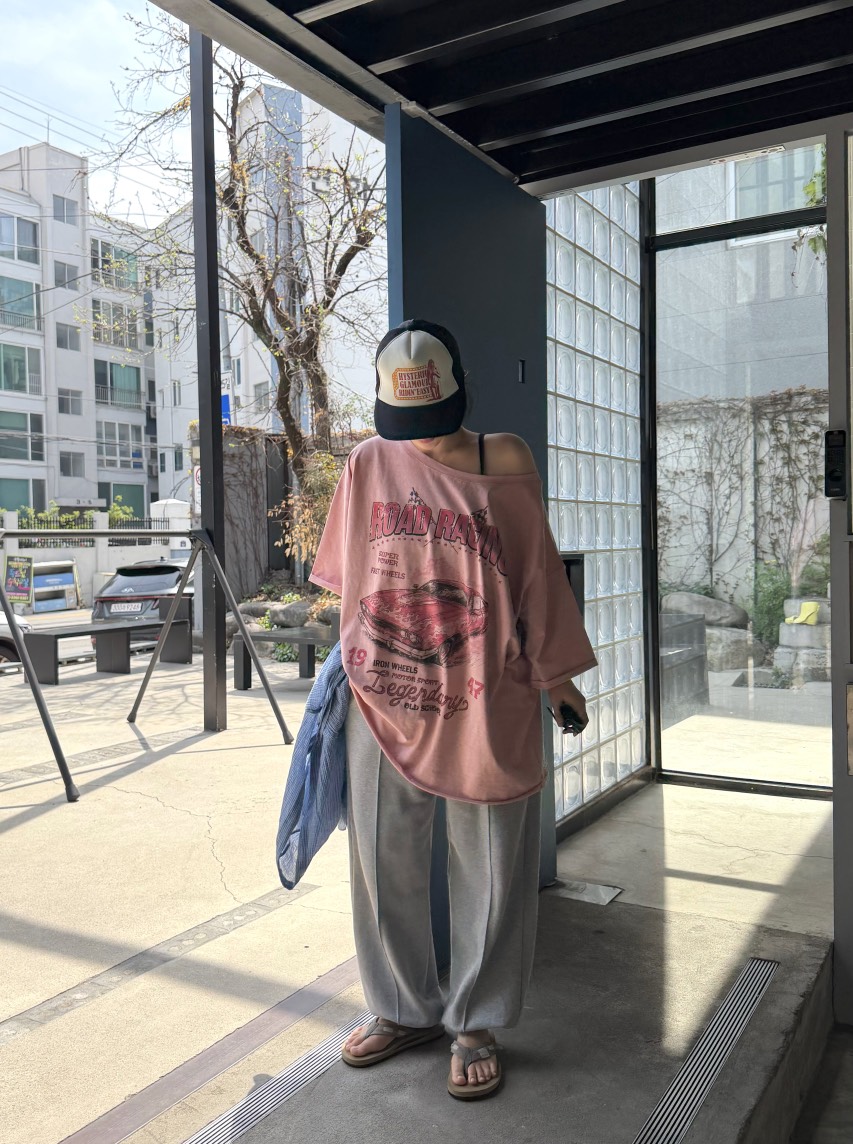 THE LINE-Q韓國東大門直郵女裝新品26春夏職業休閑人氣T恤THE LINE-QT恤