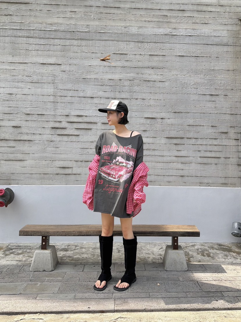 THE LINE-Q韓國東大門直郵女裝新品26春夏職業休閑人氣T恤THE LINE-QT恤