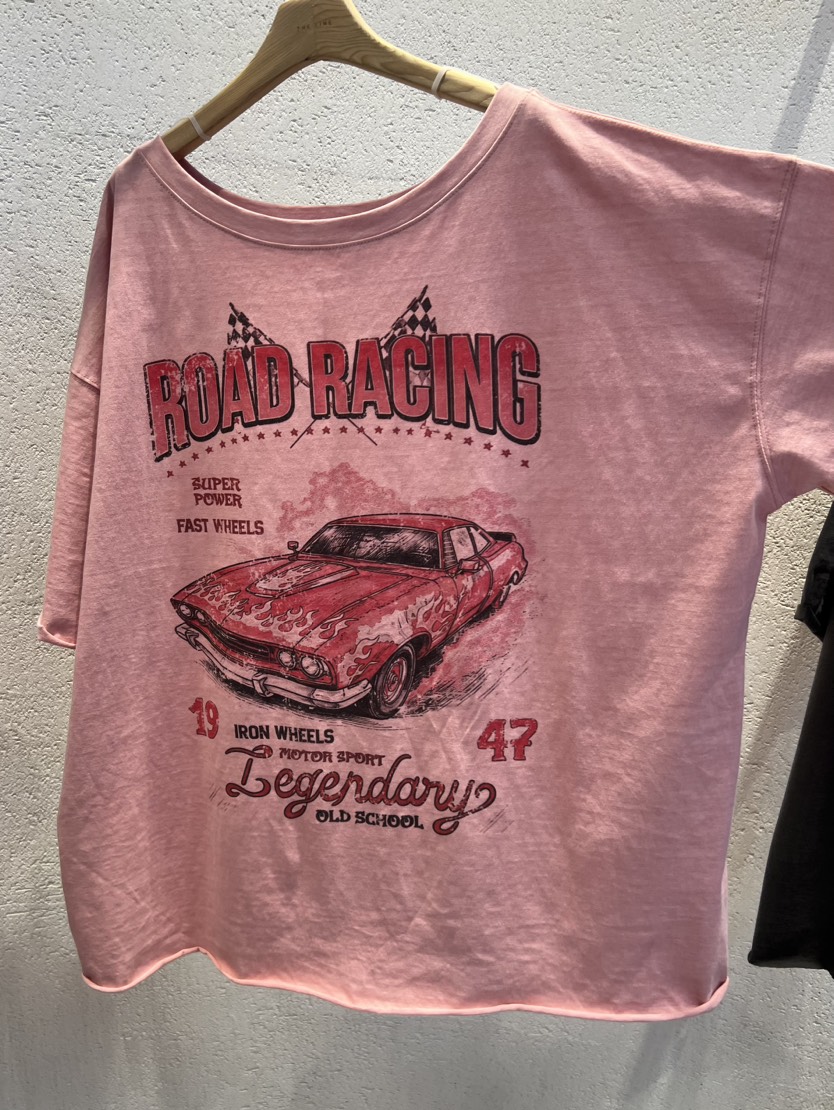 THE LINE-Q韓國東大門直郵女裝新品26春夏職業休閑人氣T恤THE LINE-QT恤圖色1