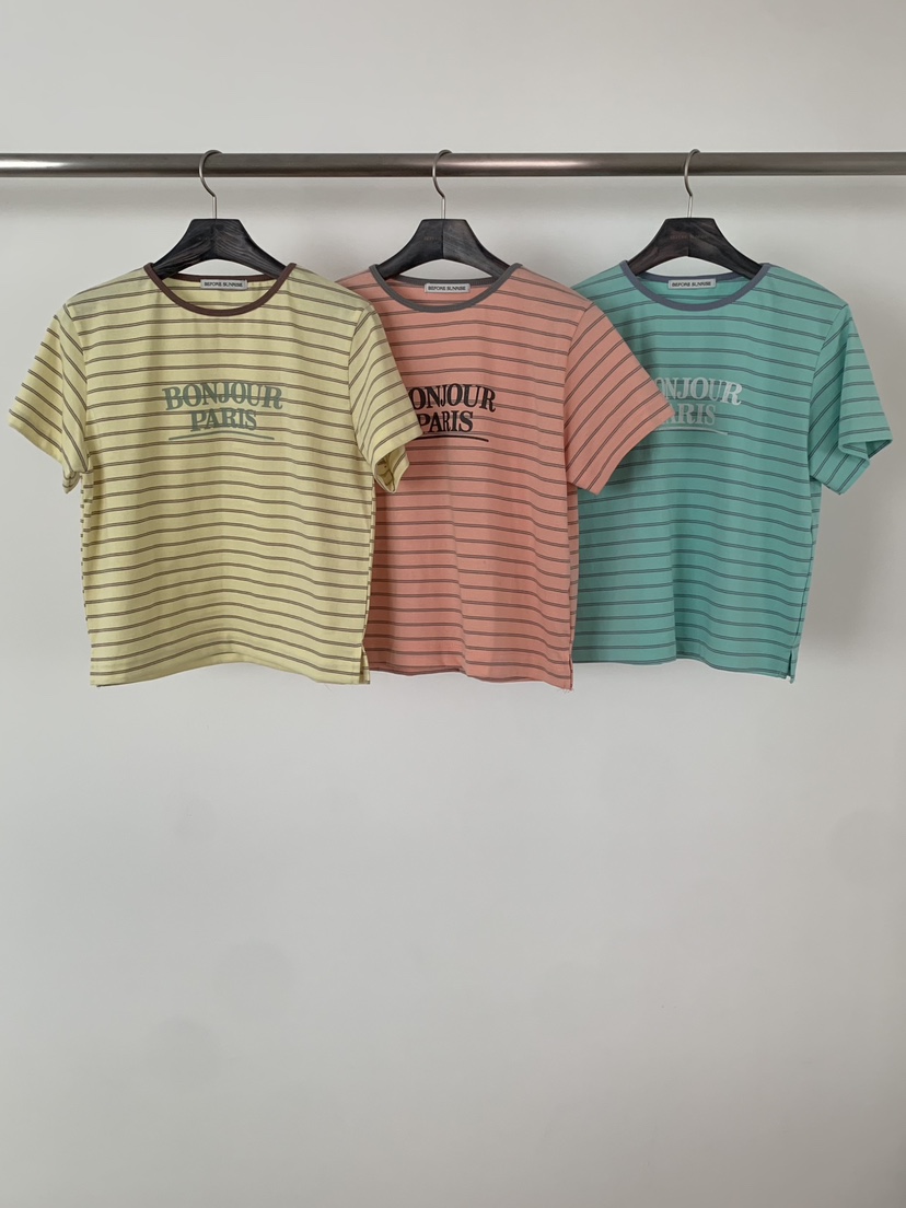 BEFORE SUNRISE韓國代購女裝新款職業26春夏人氣休閑T恤BEFORE SUNRISET恤