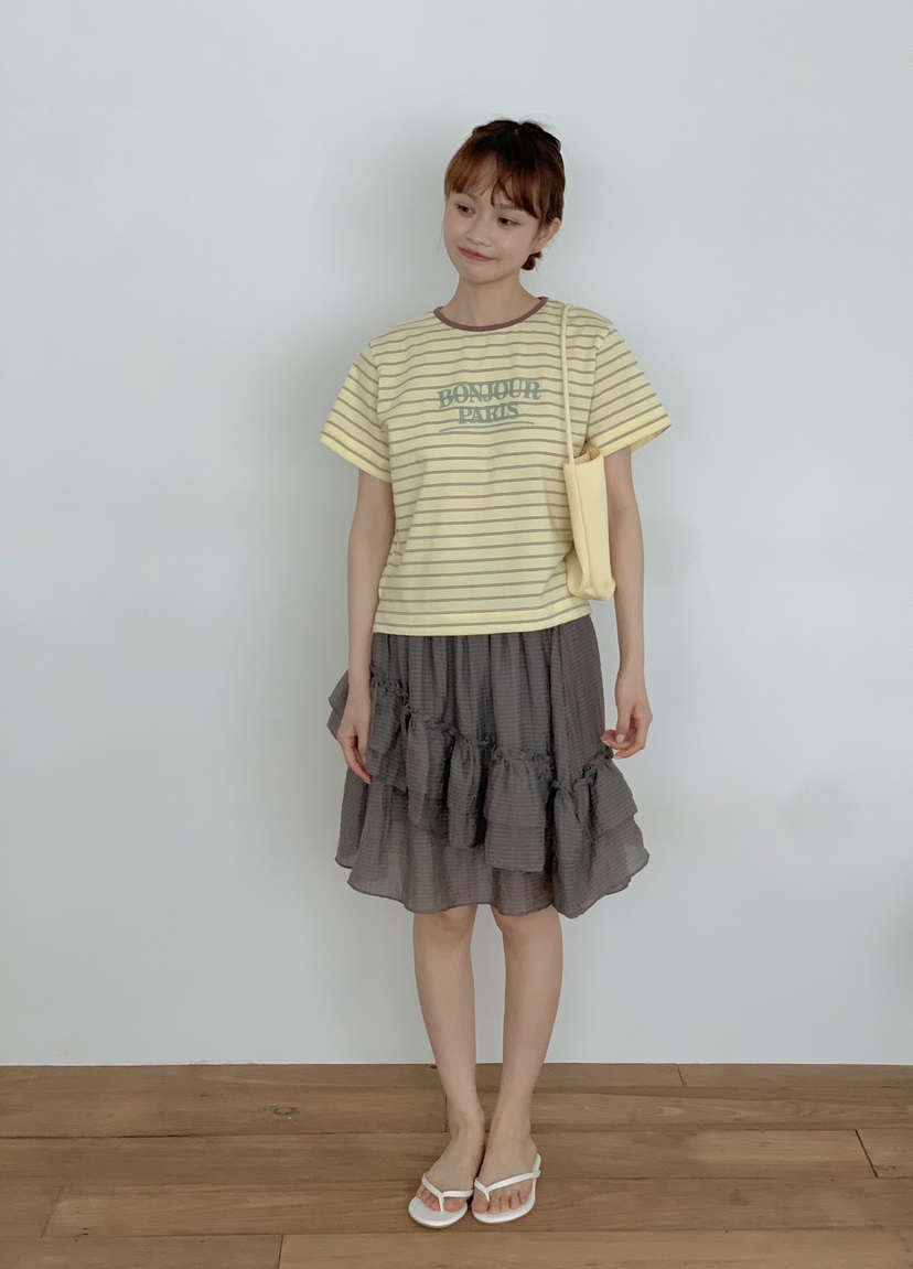 BEFORE SUNRISE韓國代購女裝新款職業26春夏人氣休閑T恤BEFORE SUNRISET恤