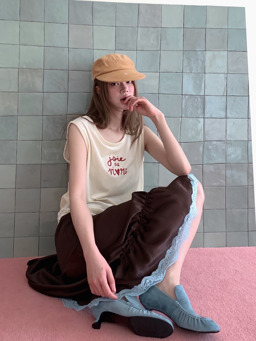 MAISONDEGLORY韓國直郵女裝新款推薦熱賣休閑職業人氣長裙緞MAISON DE GLORY長裙