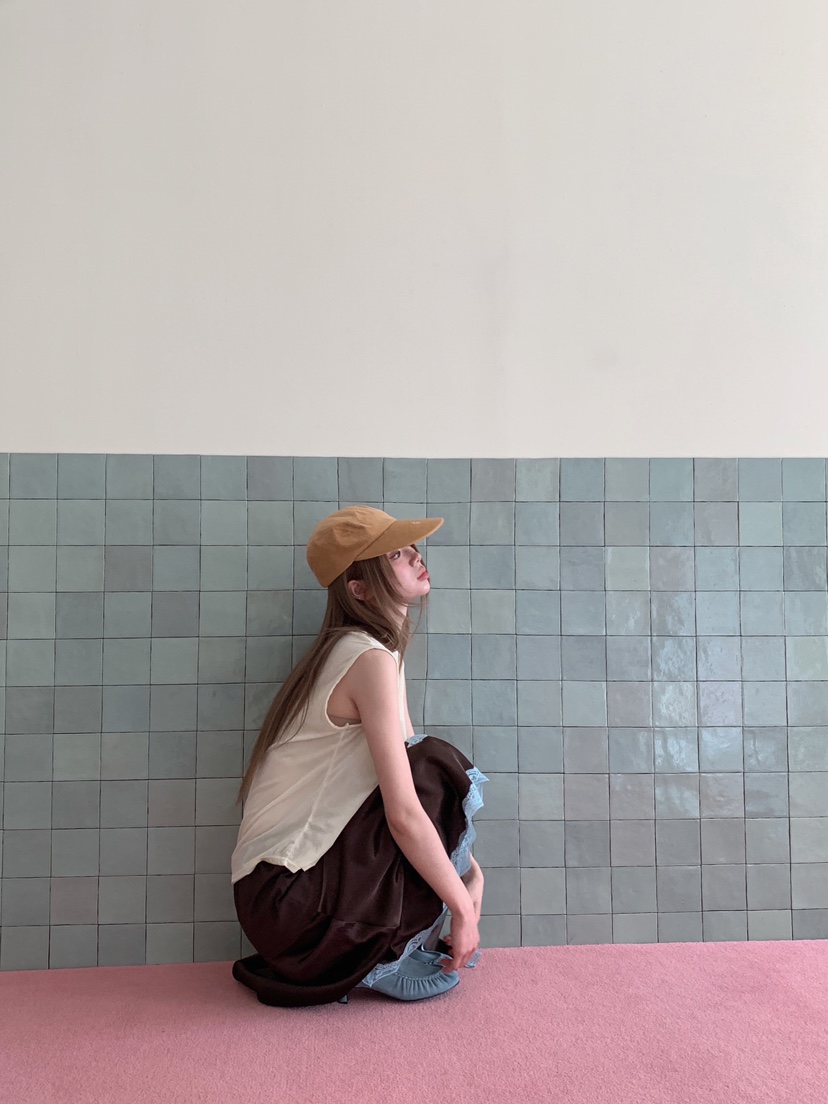 MAISONDEGLORY韓國直郵女裝新款推薦熱賣休閑職業人氣長裙緞MAISON DE GLORY長裙