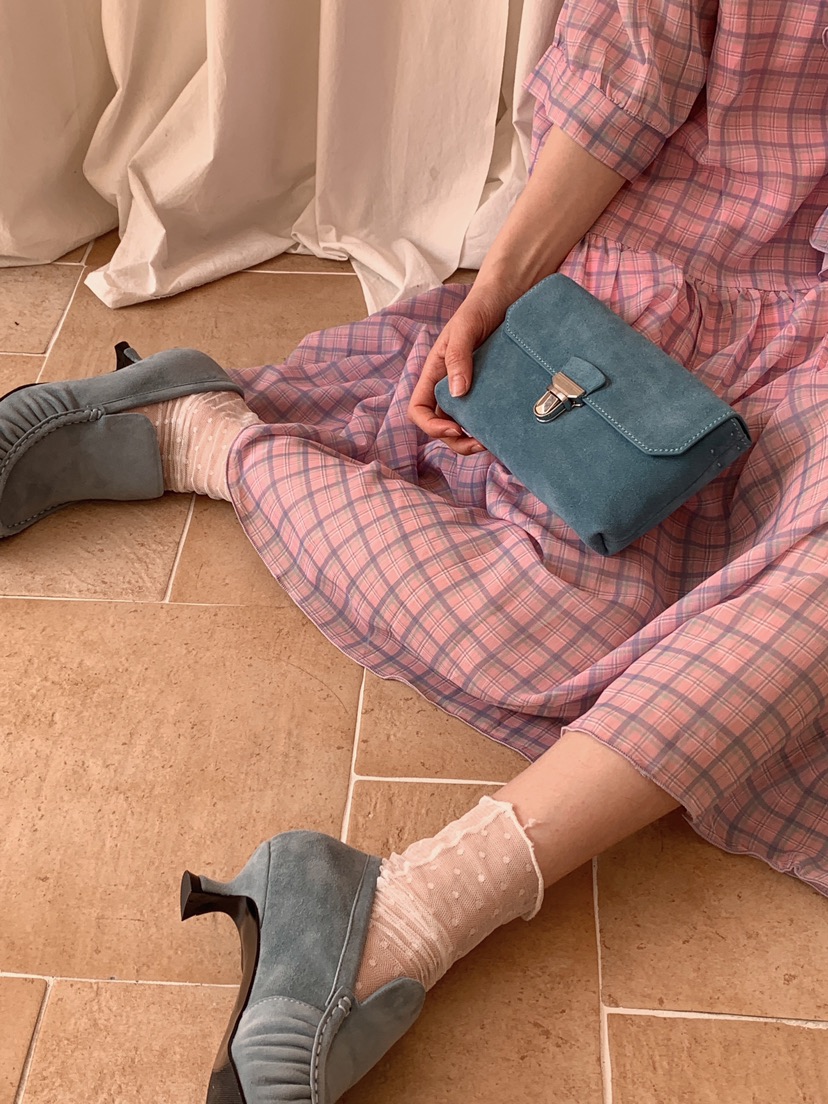 MAISONDEGLORY韓國直郵女士新品推薦26春夏人氣連衣裙格子MAISON DE GLORY連衣裙