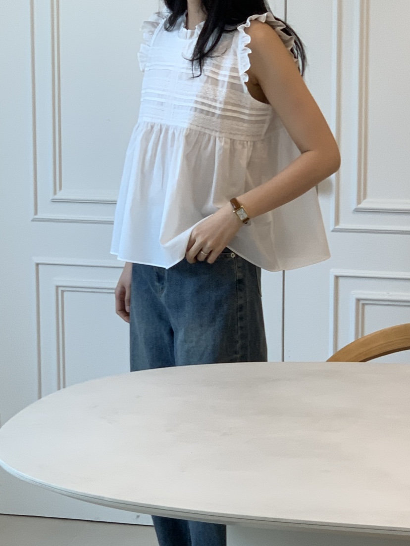 NOUVEAU韓國東大門代購女裝新品人氣推薦襯衫蕾絲衫蕾絲花NOUVEAU襯衫/蕾絲衫