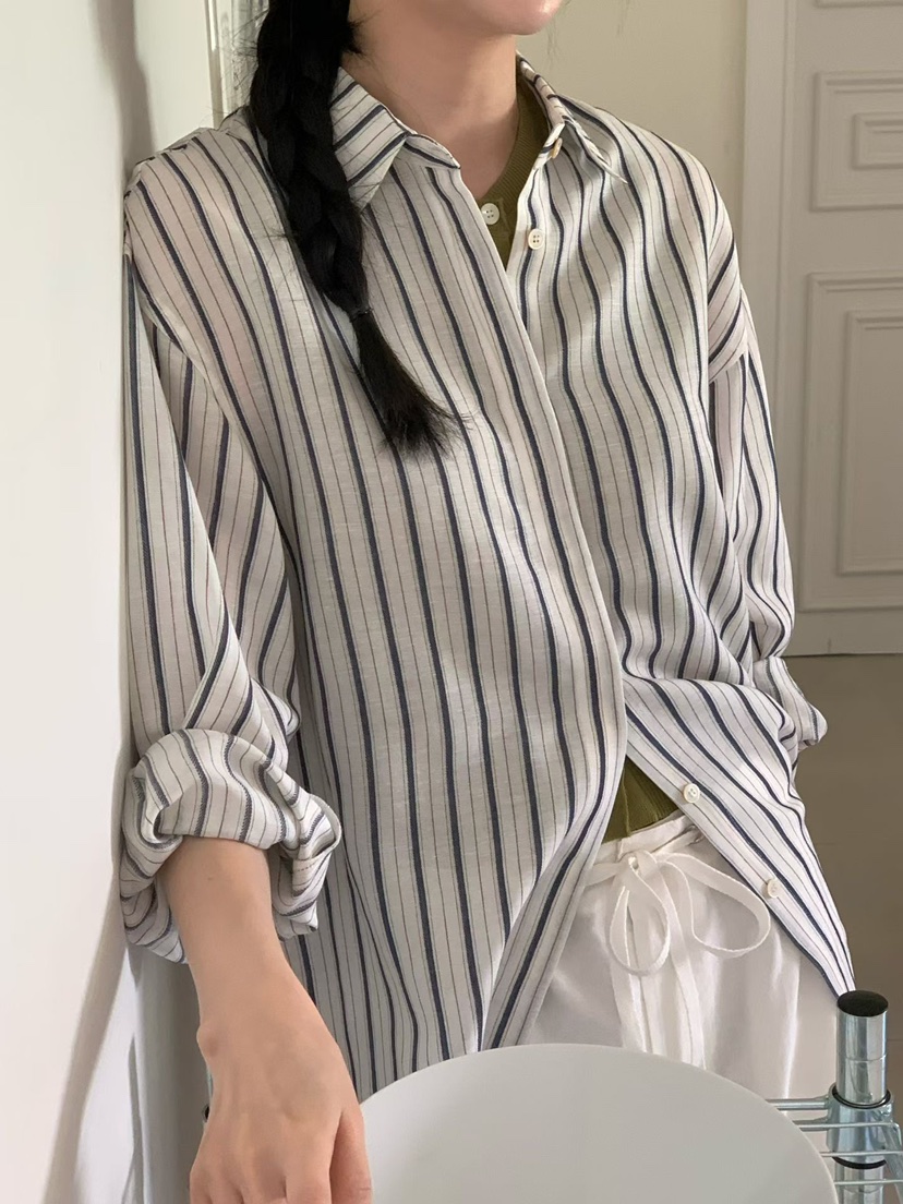 BINUS韓國東大門代購女士新品人氣時尚休閑襯衫蕾絲衫亞麻BINUS襯衫/蕾絲衫