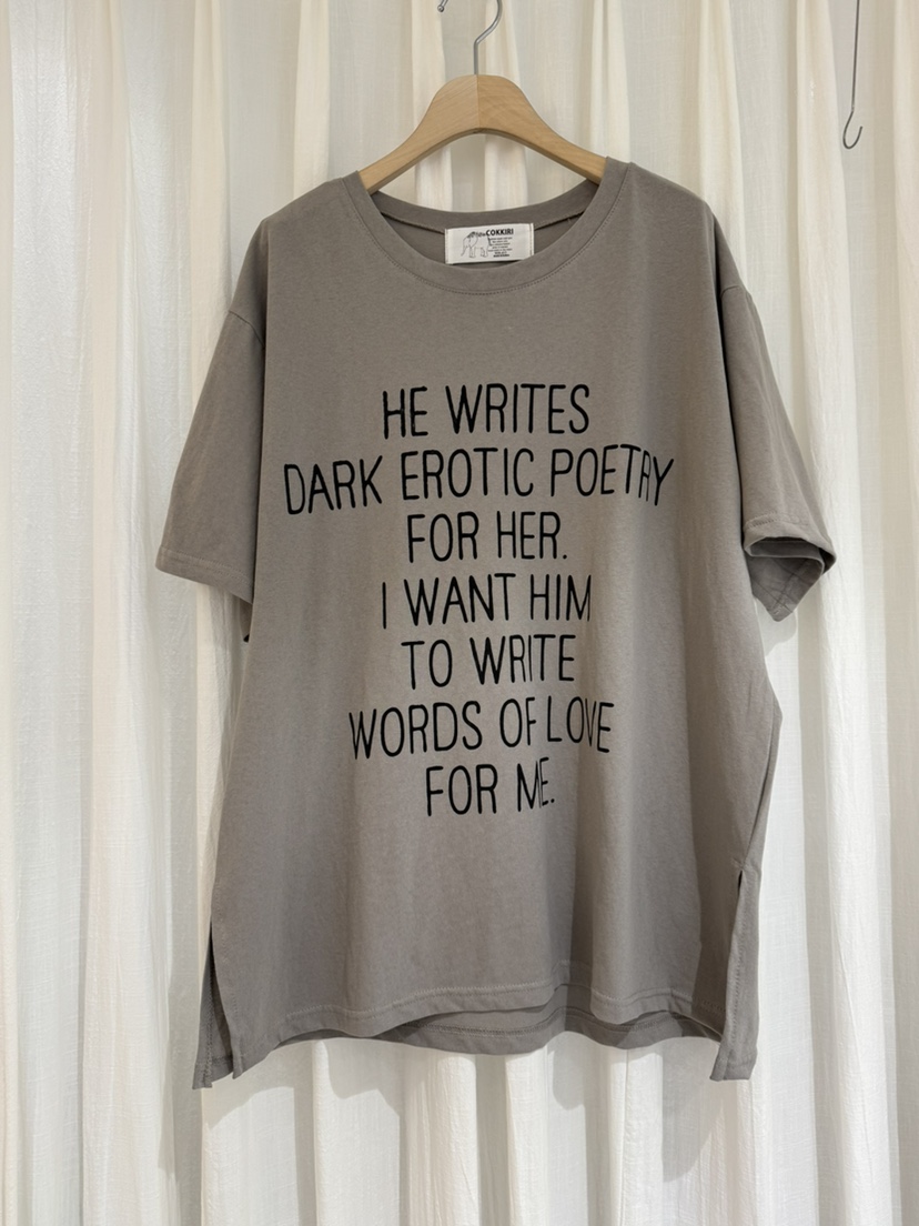 COKKIRI韓國直郵女裝新款熱賣推薦職業時尚休閑26春夏T恤印花COKKIRIT恤圖色1