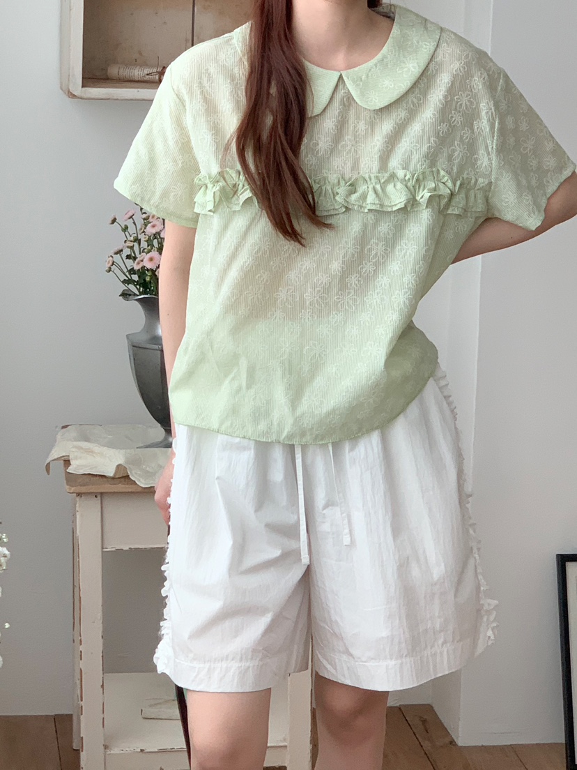 BEFORE SUNRISE韓國東大門代購女裝新品推薦熱賣T恤花朵BEFORE SUNRISET恤