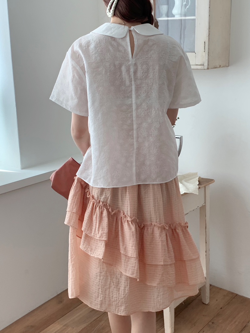 BEFORE SUNRISE韓國東大門代購女裝新品推薦熱賣T恤花朵BEFORE SUNRISET恤