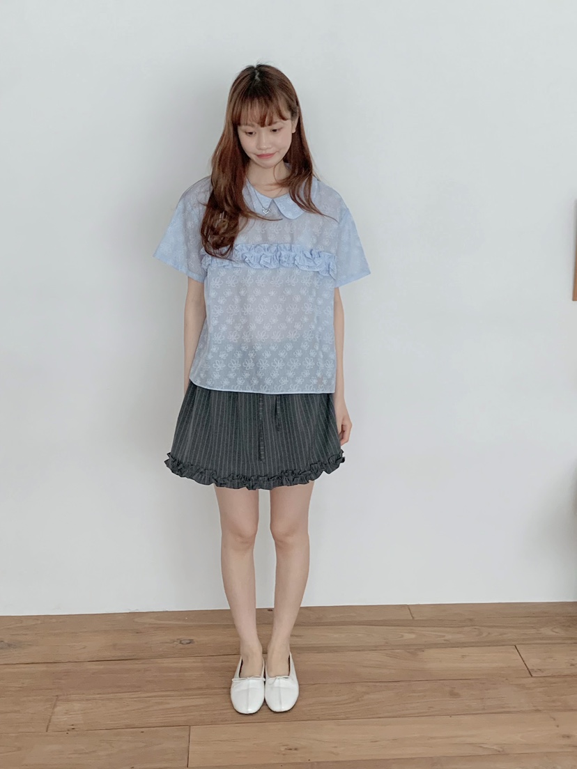 BEFORE SUNRISE韓國東大門代購女裝新品推薦熱賣T恤花朵BEFORE SUNRISET恤