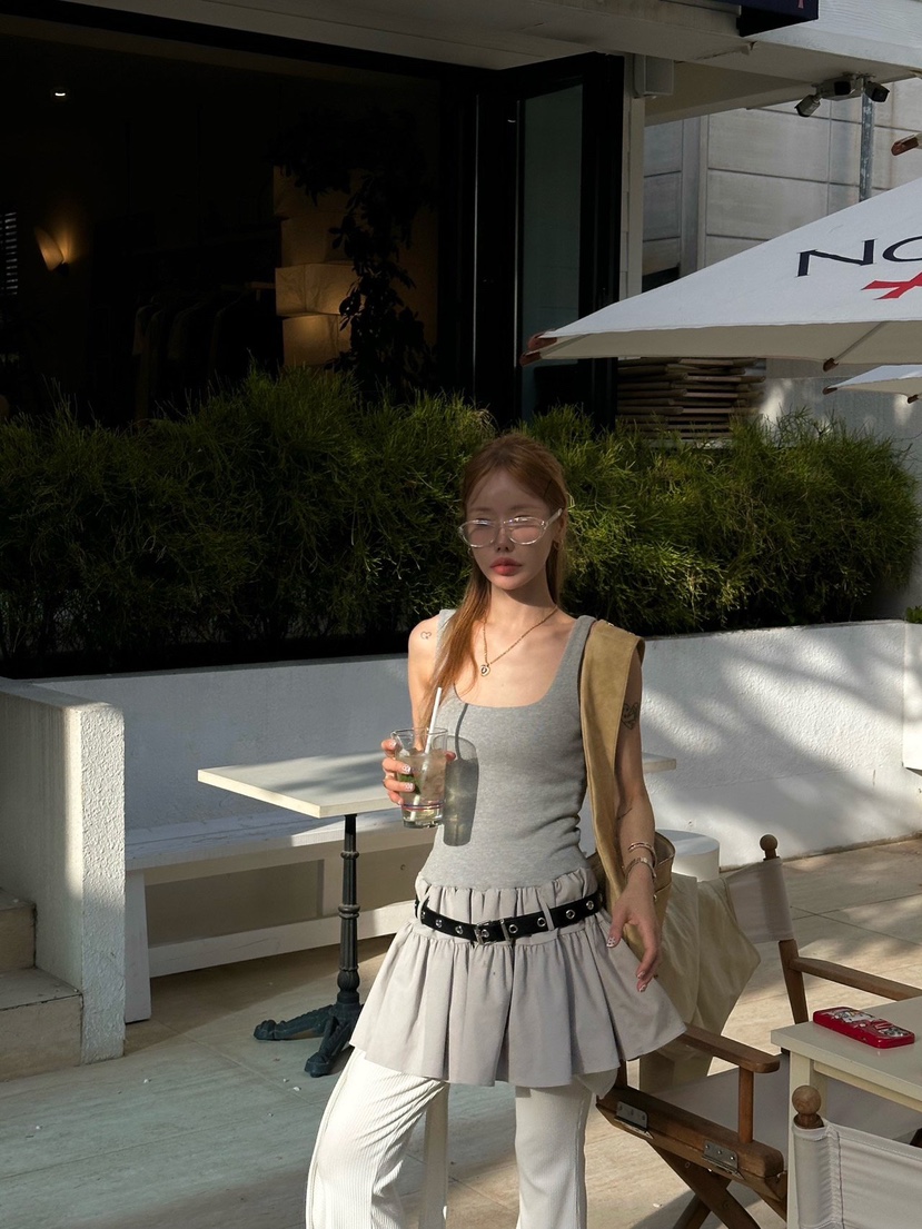 ZEROZERO韓國東大門代購女士新品熱賣連衣裙不含腰帶系帶ZEROZERO連衣裙