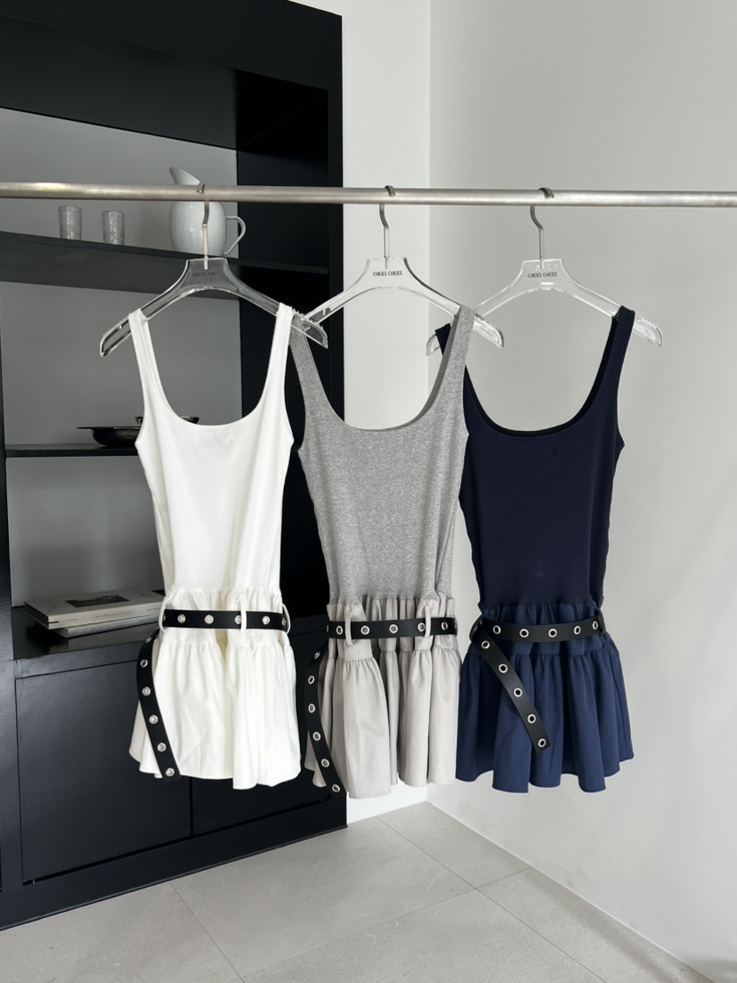 ZEROZERO韓國東大門代購女士新品熱賣連衣裙不含腰帶系帶ZEROZERO連衣裙