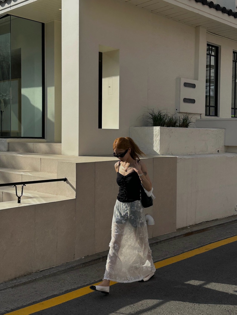 ZEROZERO韓國直郵實拍女裝新品職業推薦休閑吊帶背心荷葉邊ZEROZERO吊帶/背心