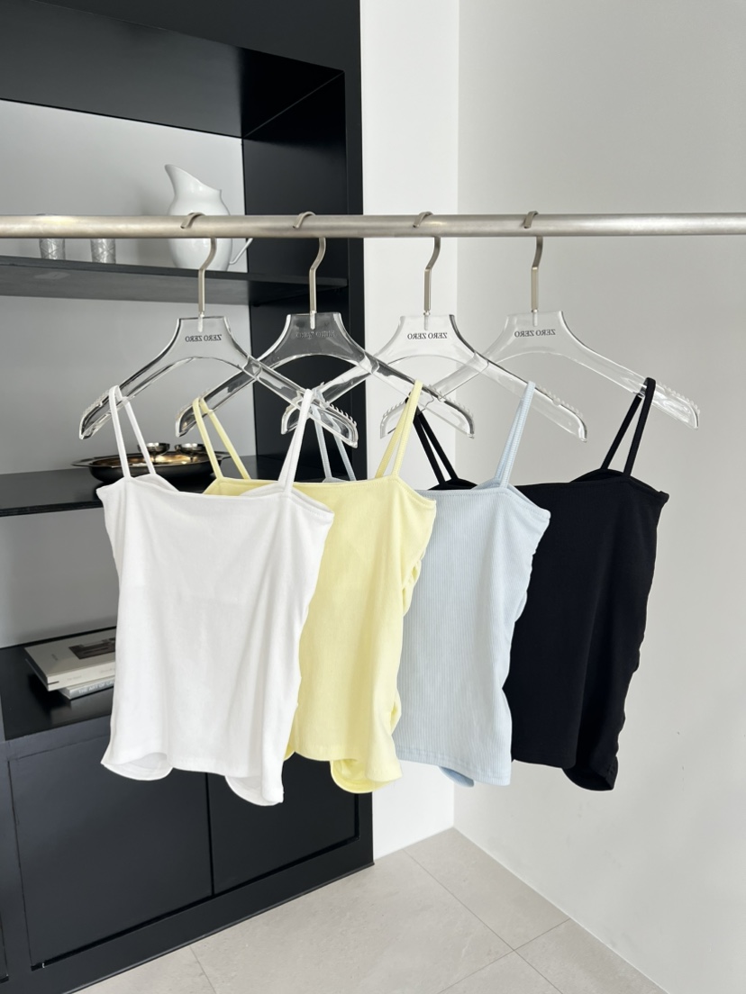 ZEROZERO韓國直郵實拍女裝新品職業推薦休閑吊帶背心荷葉邊ZEROZERO吊帶/背心