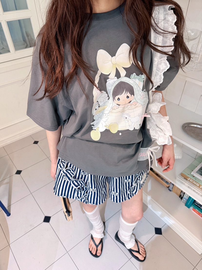 BOUTIQUE-L韓國直郵實拍女裝新品推薦人氣時尚職業短褲絲帶BOUTIQUE-L短褲