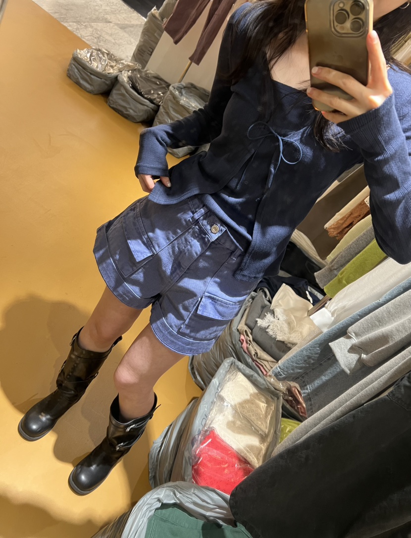 DE VENTI韓國直郵女士新品職業時尚推薦休閑人氣短褲工裝DE VENTI短褲